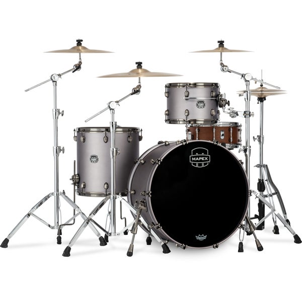 Mapex SE446XHBPG Saturn Evo. Hybrid Rock Powerhouse Gun Metal Gray 3d. shellset