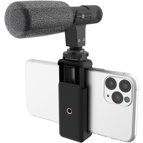 Digipower MIC UP - Universal shotgun microfoonkit voor camera's en smartphones