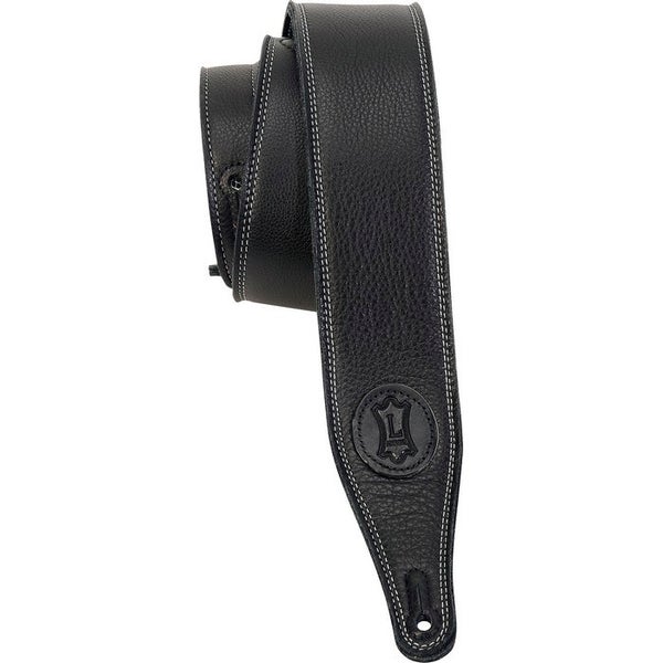 Levys Leathers M17SS-BLK lederen gitaarband zwart