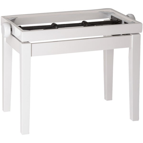 Konig & Meyer 13711 pianobank hoogglans wit (zonder zitting)