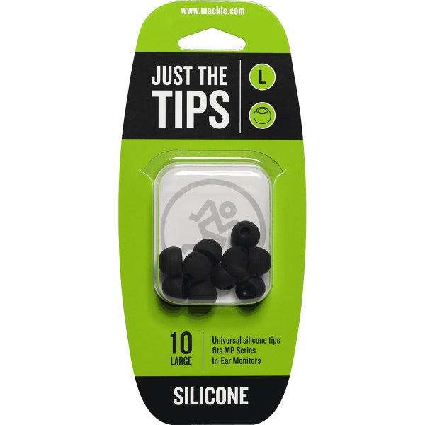 Mackie MP-SILI-L Large universele siliconen doppen voor in-ear monitoren (10 stuks)