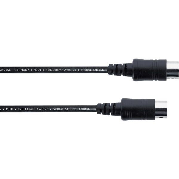 Cordial ED0.5AA Elements MIDI kabel 5-pins DIN 0.5m