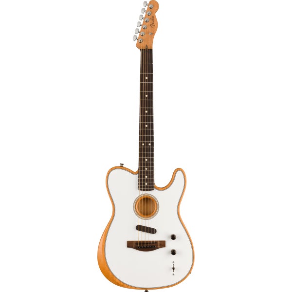 Fender Acoustasonic Player Telecaster Arctic White met gigbag