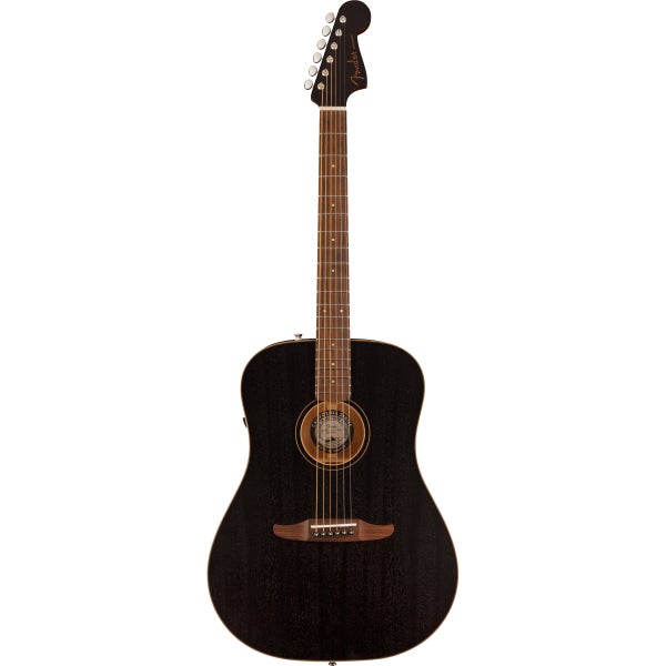 Fender Redondo Special Open Pore Black Top Limited Edition elektrisch-akoest. westerngitaar met gigbag
