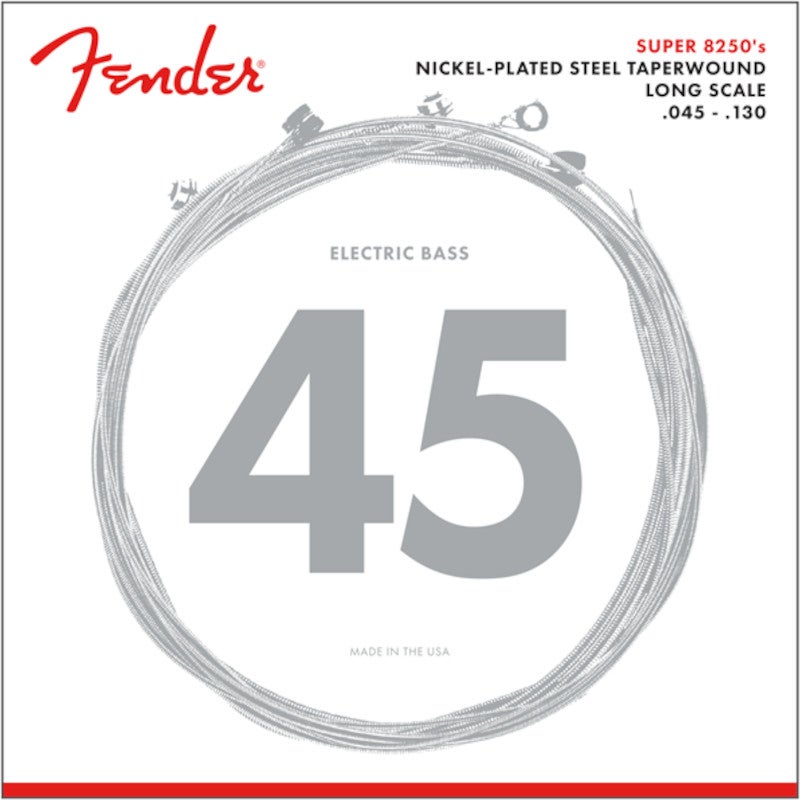 Fender 8250-5M Super 8250's Nickel Plated Steel Taperwound Strings for 5-String Bass