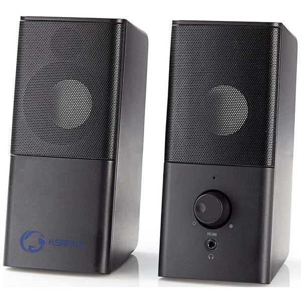 Nedis GSPR10020BK 2.0-stereo gaming speakers voor PC en notebook 3.5 mm