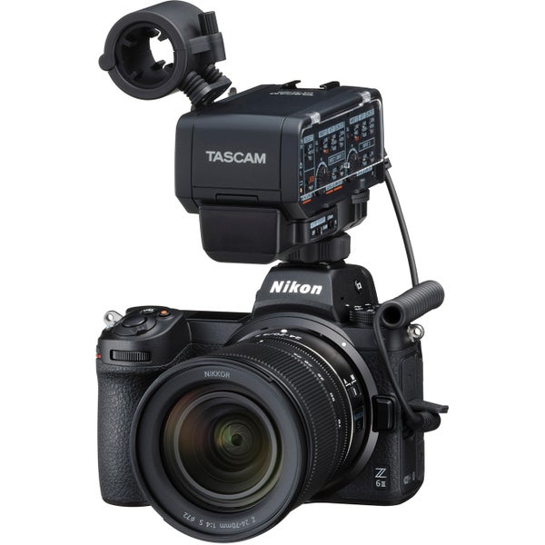 Tascam CA-XLR2d-AN XLR microfoonadapter voor Nikon camera's
