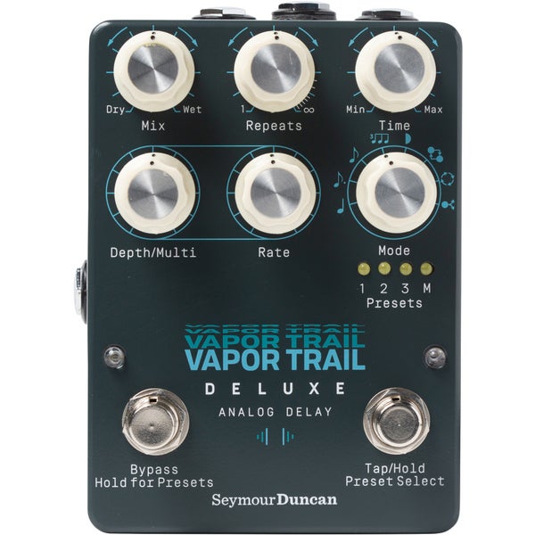 Seymour Duncan Vapor Trail Deluxe analoge delay met 4 modi