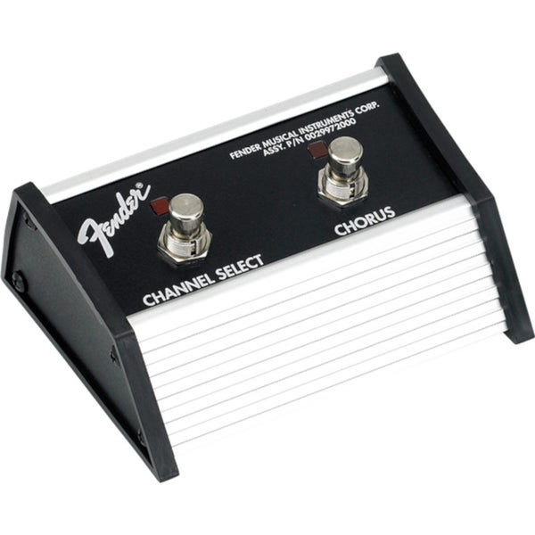 Fender 2-Button Footswitch Channel Chorus voetschakelaar voor diverse Fender versterkers