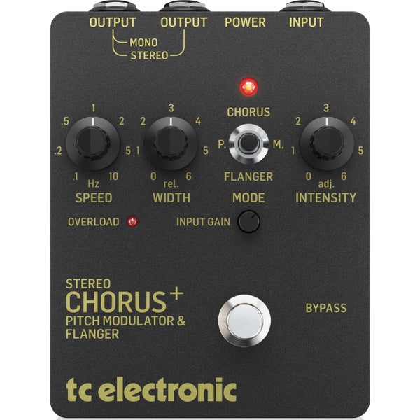 TC Electronic SCF Gold Stereo Chorus Flanger effectpedaal