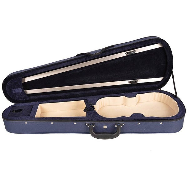 Leonardo VC-1312-BU Basic Series Violin Case koffer voor 1/2 viool