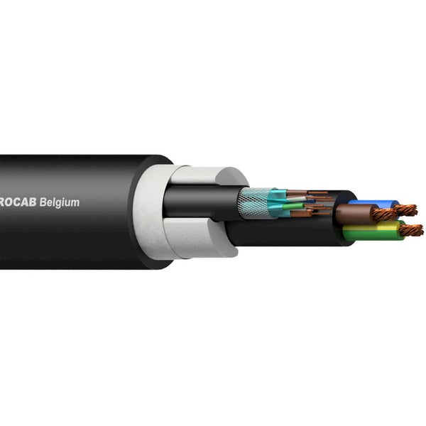 Procab PNC2517 CAT7 en 3x 2.5 mm² kabel per meter