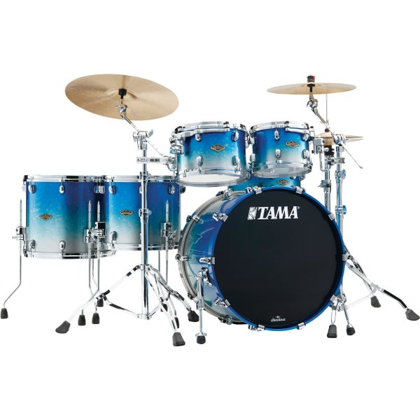 Tama WBS52RZS-MBI Starclassic Walnut/Birch 5-delige ketelset Molten Blue Ice