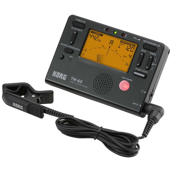 Korg TM-60C tuner en metronoom zwart