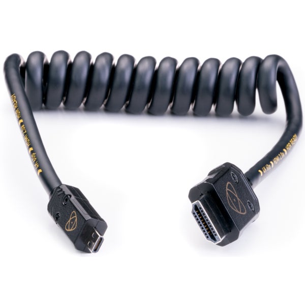 Atomos ATOM4K60C1 micro HDMI-kabel 30 cm gekruld (4K60p)