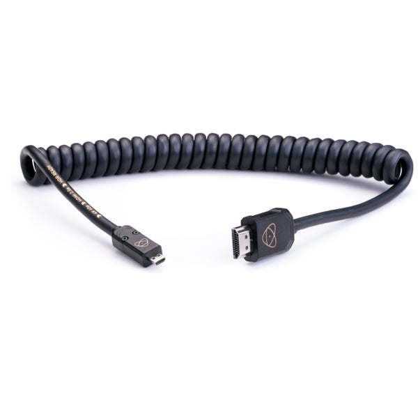 Atomos ATOM4K60C2 micro HDMI-kabel 40 cm gekruld (4K60p)