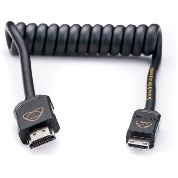 Atomos ATOM4K60C3 mini HDMI-kabel 30 cm gekruld (4K60p)