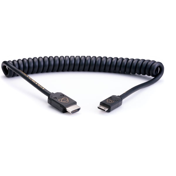Atomos ATOM4K60C4 mini HDMI-kabel 40 cm gekruld (4K60p)