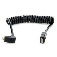 Atomos krulsnoer micro naar micro HDMI kabel recht 50 cm