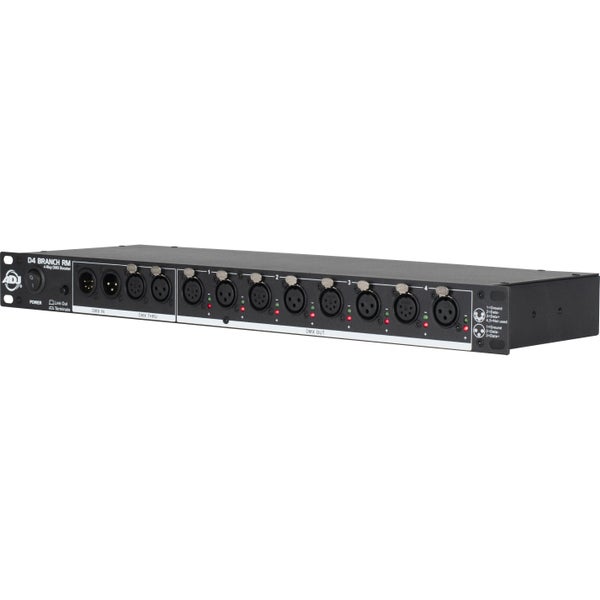 ADJ D4 Branch RM 4-weg DMX Data Splitter