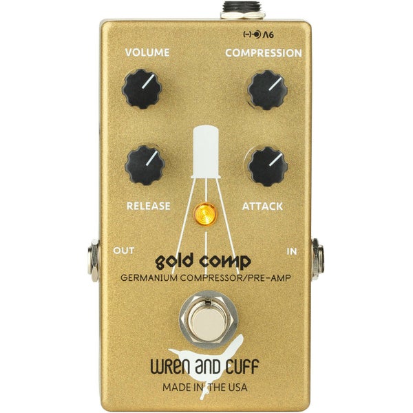 Wren and Cuff Gold Comp Germanium Compressor / Preamp effectpedaal