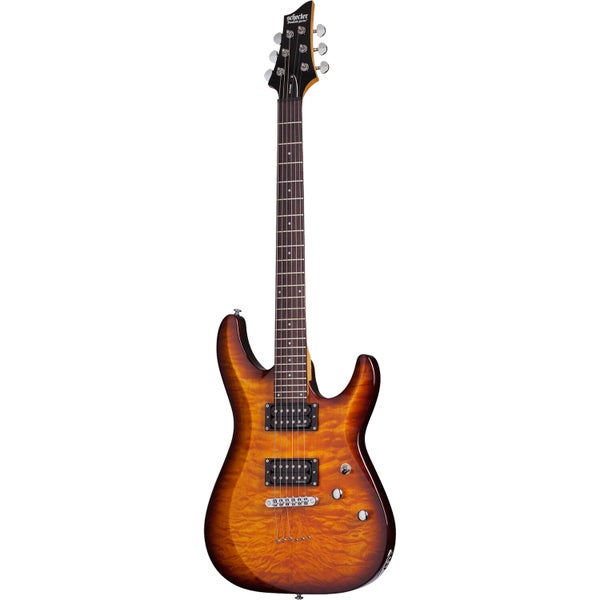 Schecter C-6 Plus Vintage Sunburst elektrische gitaar
