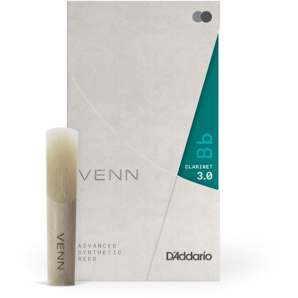 D'Addario Woodwinds VBB0130G2 VENN Bb Clarinet Reed G2 3.0 riet voor Bb klarinet