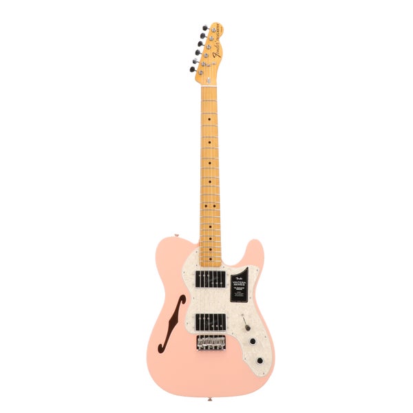 Fender Limited Edition Vintera '70s Telecaster Thinline Shell Pink MN elektrische gitaar met gigbag
