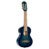Ortega Mini/Travel Series RGLE18BLF 1/8-Size Guitar Faded Blue elektrisch-akoestische klassieke gitaar met gigbag