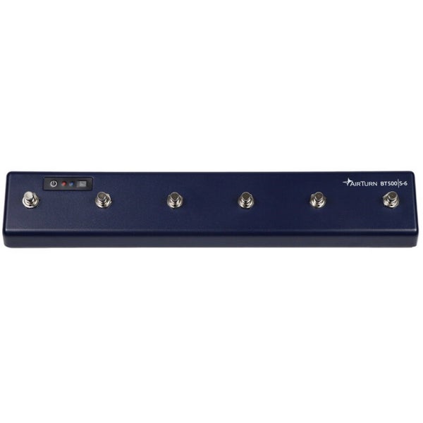 AirTurn BT500|S-6 draadloze Bluetooth 5 6-knops footswitch