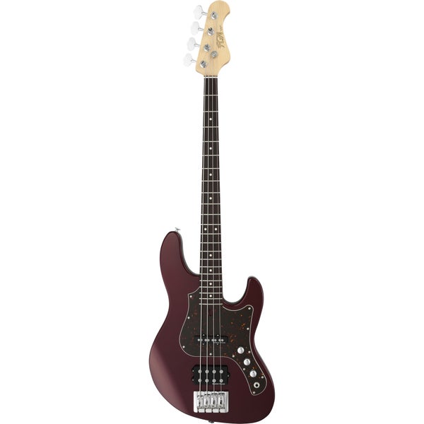 FGN Guitars J-Standard Mighty Jazz Azuki Metallic elektrische basgitaar