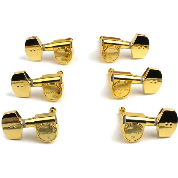 Graph Tech PRN-2311-G0 Ratio Electric stemmechanieken 3x3 met contemporary buttons goud