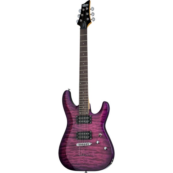 Schecter C-6 Plus Electric Magenta elektrische gitaar