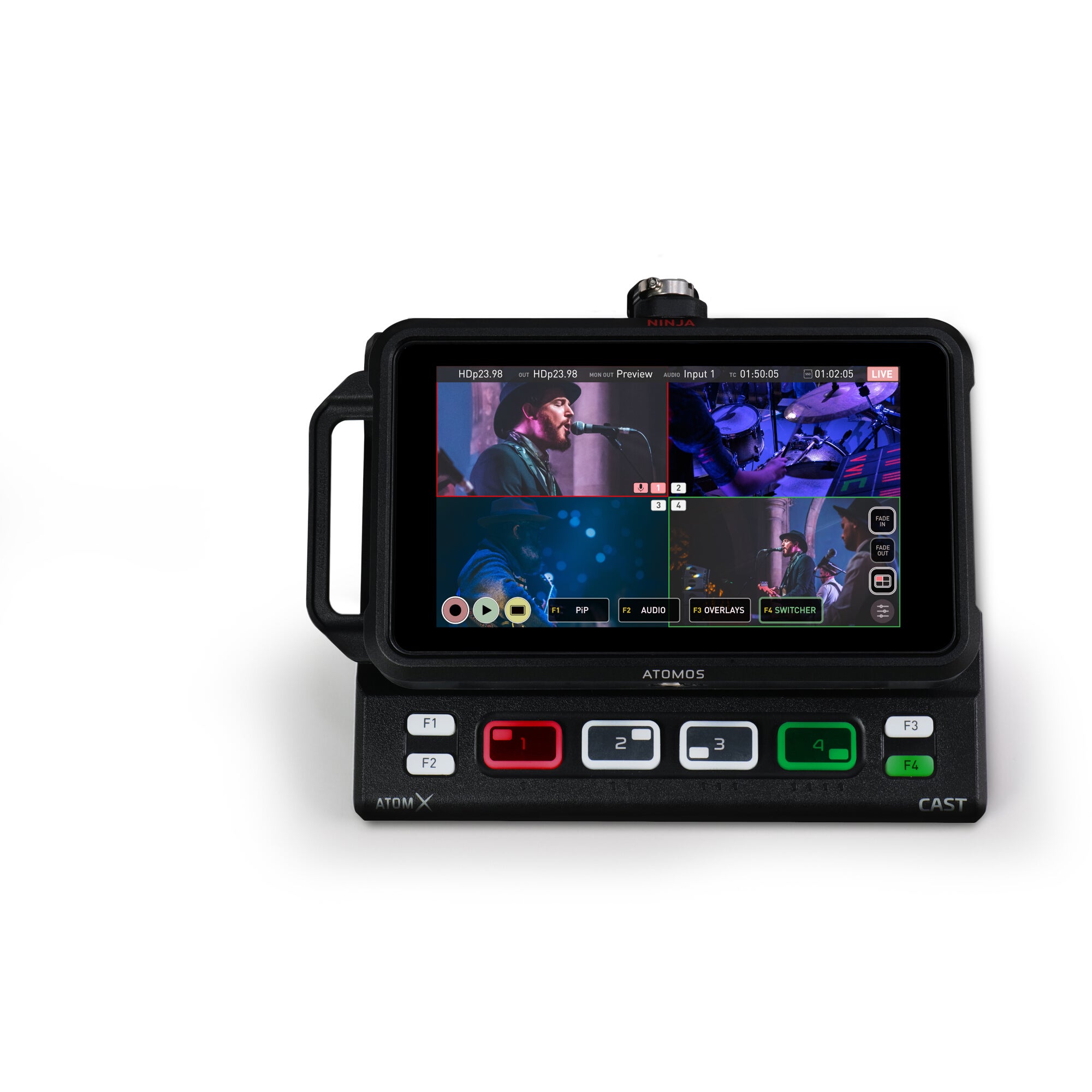 Atomos AtomX Cast multi-input switcher voor Ninja V/V+