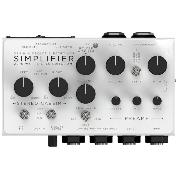 DSM & Humboldt Simplifier Classic versterkersimulatie voor gitaar