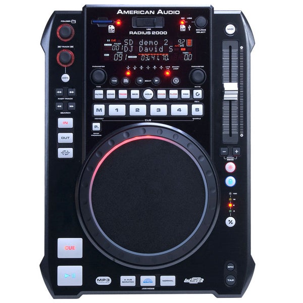 American Audio Radius 2000 table-top media speler (ACTIE)