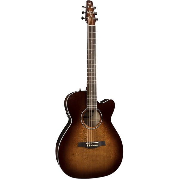 Seagull Performer CW Concert Hall Burnt Umber Presys II elektrisch akoestische westerngitaar met gigbag