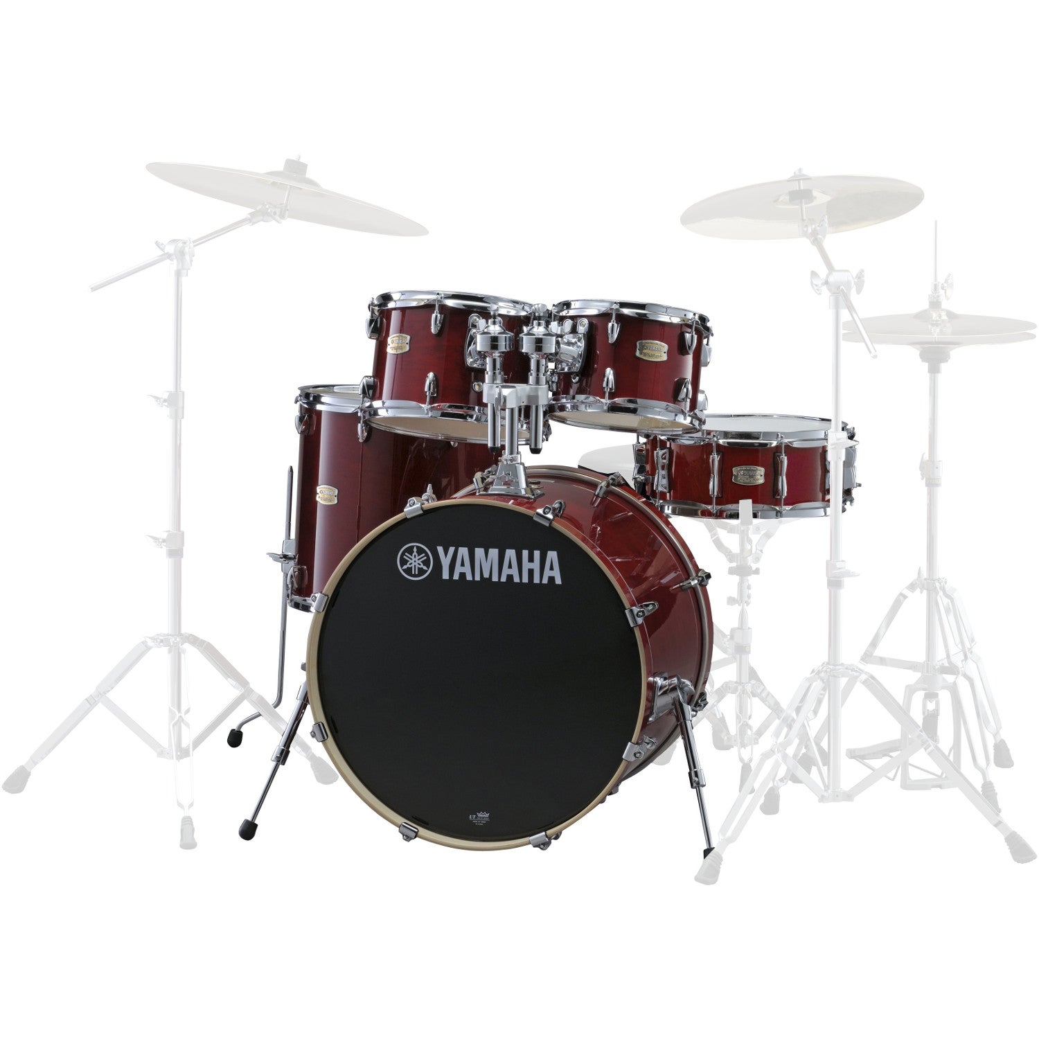 Yamaha JSBP2F5CR Stage Custom Birch skalset Cranberry Red