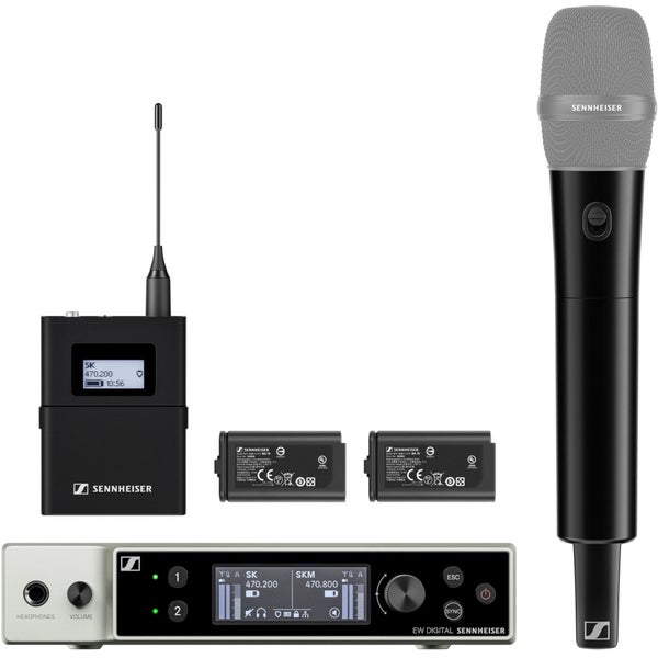 Sennheiser EW-DX SK / SKM-S Base Set S1-10 draadloze combinatieset (606.2 - 693.8 MHz)