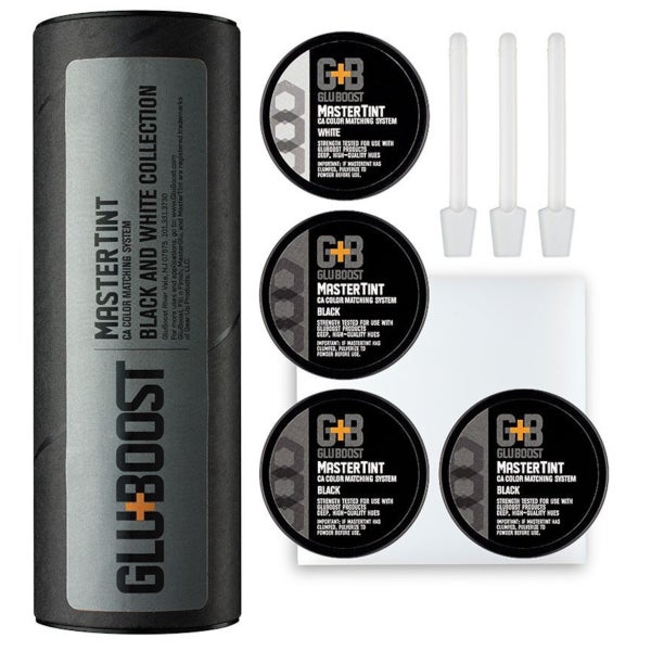 GluBoost MasterTint Black & White Kit verf/pigment kit voor houtbewerking