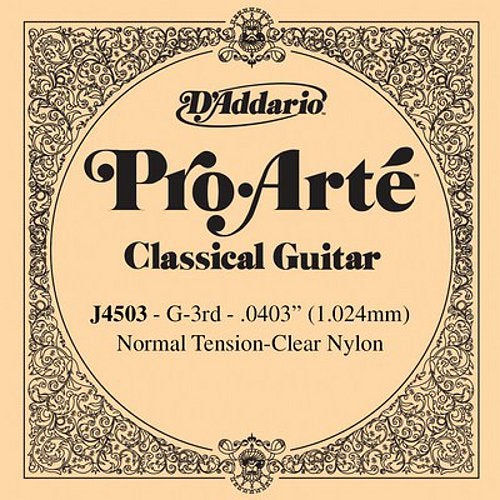D'Addario J4503 sträng till klassisk gitarr normal spänning (G3)