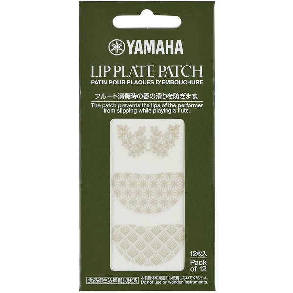 Yamaha Lip Plate Patch mondstukplakker voor dwarsfluit (set van 12)