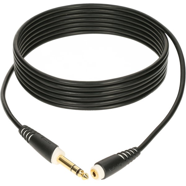 Klotz AS-EX60600 hoofdtelefoon verlengkabel 6.35 mm M - 3.5mm F 6 meter