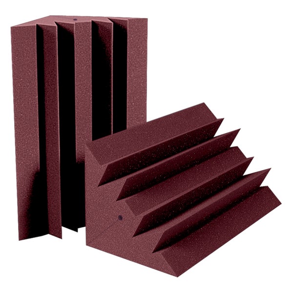 Auralex LENRD Burgundy 30x30x61cm bass trap rood (4-delig)