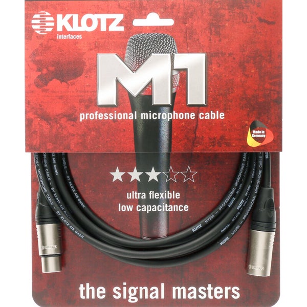 Klotz M1K1FM0750 microfoonkabel XLR female - XLR male 7.5 meter