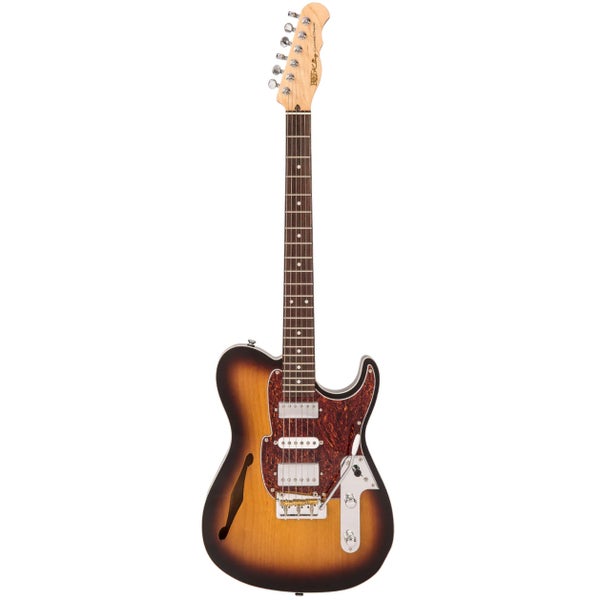 Fret-King Country Squire Semitone Deluxe Original Classic Burst elektrische gitaar