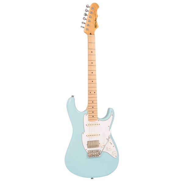 Fret-King Black Label Corona Classic Laguna Blue elektrische gitaar met gig bag