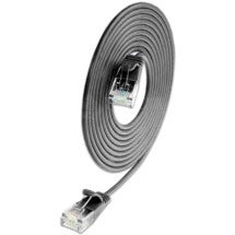 SLIM SL10062 CAT6 patchkabel U/UTP Ø 2.8mm zwart 5 m