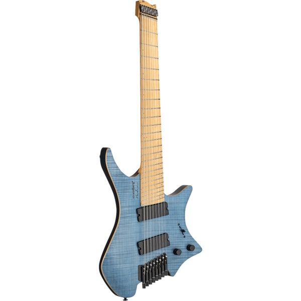 Strandberg Boden Standard NX 8 Blue 8-snarige headless elektrische gitaar met standard gigbag