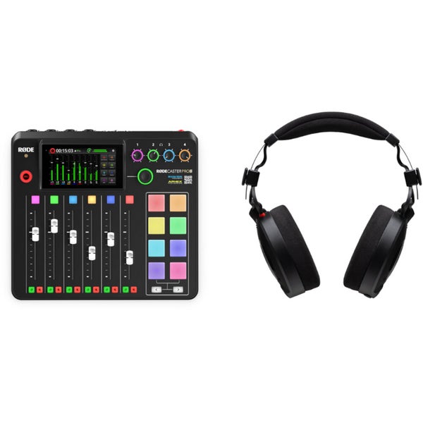 Rode Rodecaster Pro II met NTH-100 koptelefoon